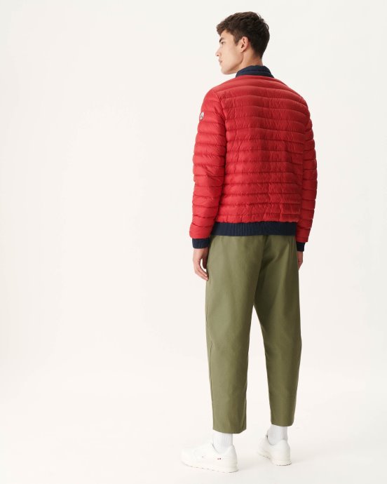 Doudoune Réversible Jott New In Marine/rouge Bombay