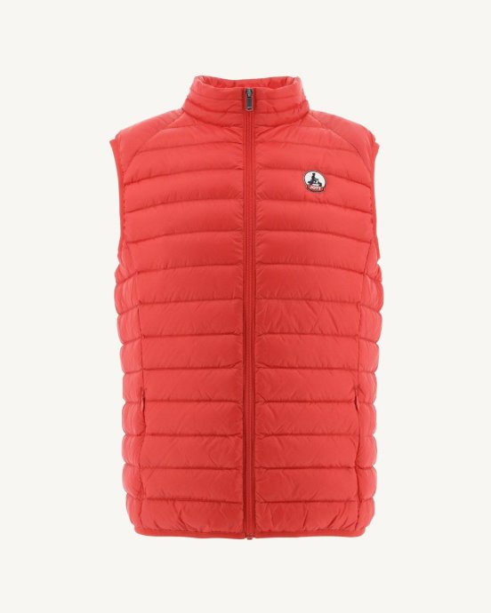 Doudoune Sans Manches Rouge Feu Tom Hot New In