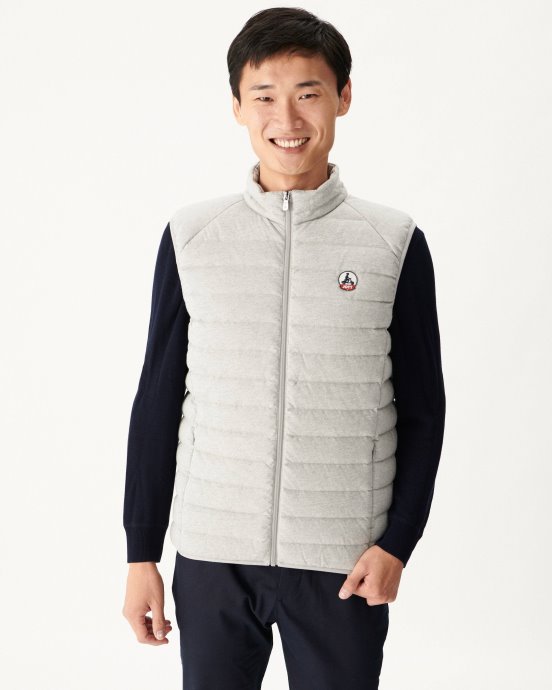 Doudoune Sans Manche Gris Chine Tom Hot