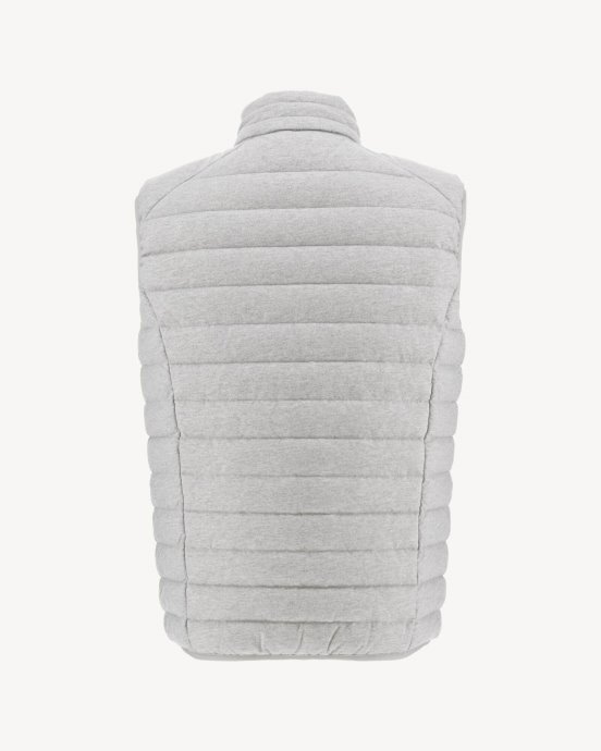Doudoune Sans Manche Gris Chine Tom Hot