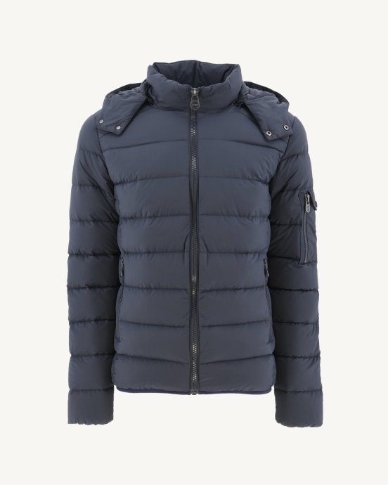 Doudoune Marine Grand Froid A Capuche Adrien Jott
