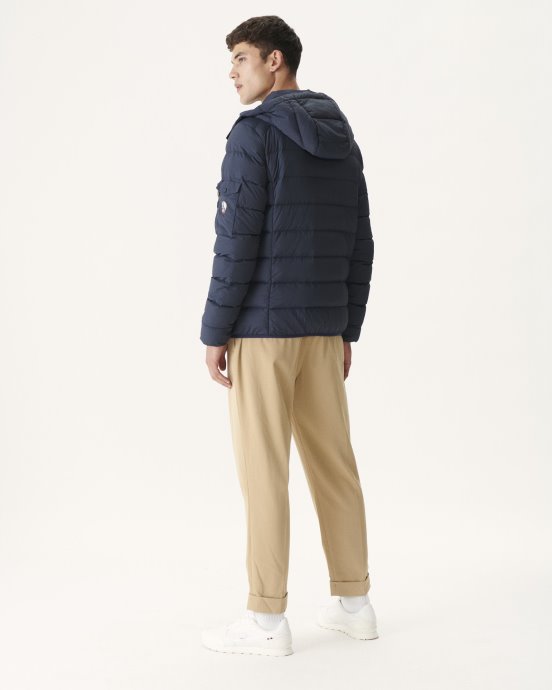 Doudoune Marine Grand Froid A Capuche Adrien Jott