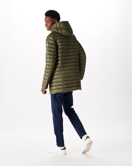 Doudoune Légère à Capuche Jott New In Army Florent