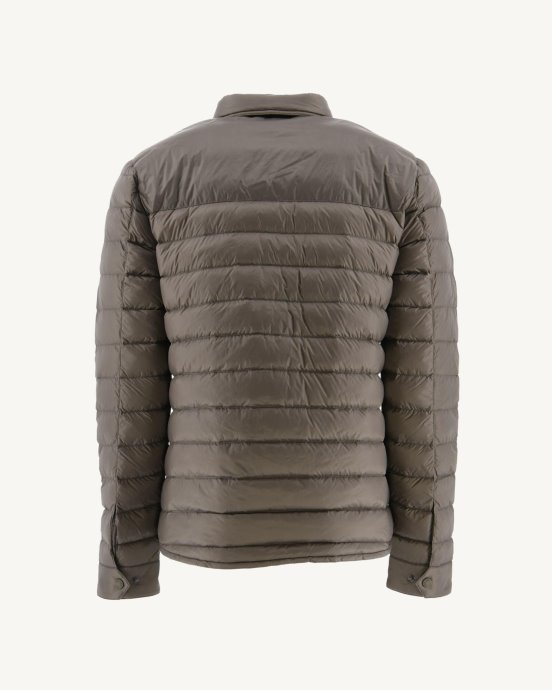 Jott New In Taupe - Doudoune Légère Cris à Col Chemise