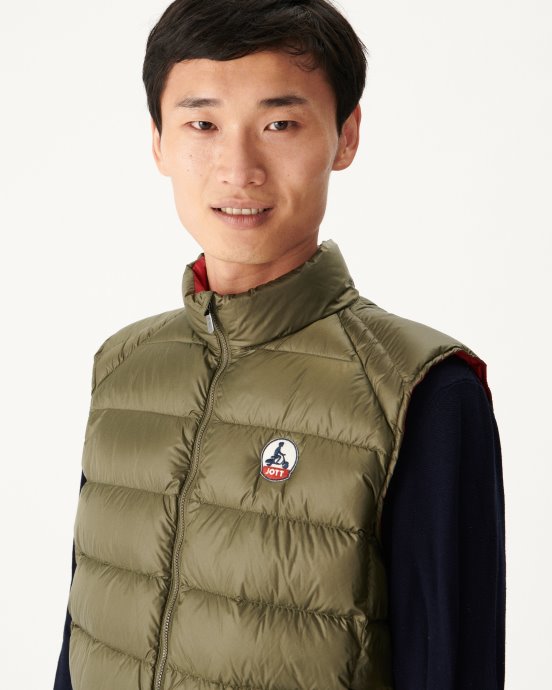 Jott New In Army Extrême Froid Sans Manches Doudoune Tim