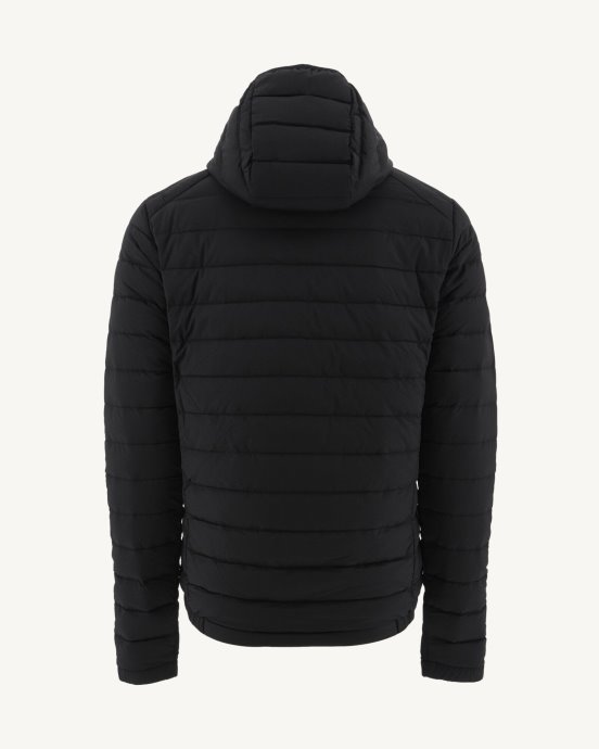 Doudoune Légère Noire à Capuche Lenny Jott
