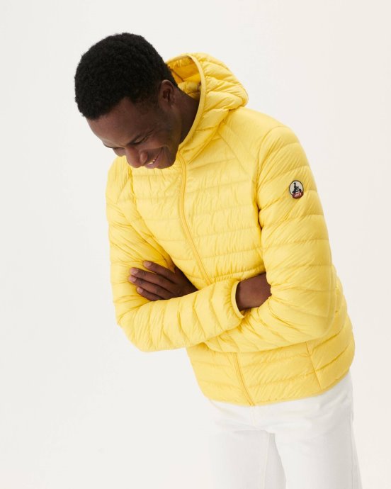 Jott Nouvelle Veste En Duvet Léger Jaune Doux Nico