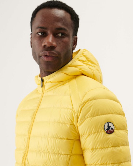 Jott Nouvelle Veste En Duvet Léger Jaune Doux Nico