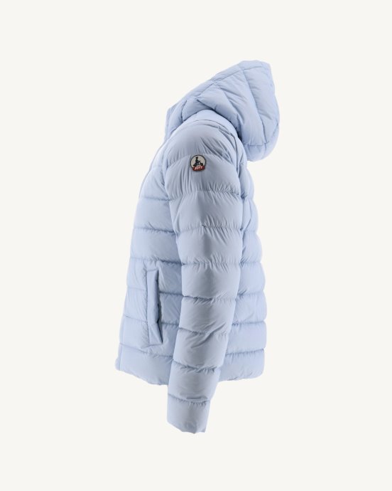 Doudoune Jorge Bleu Doux à Capuche Jott New In