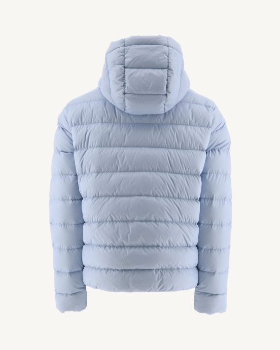 Doudoune Jorge Bleu Doux à Capuche Jott New In