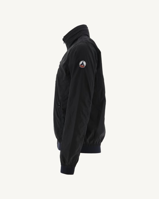 Doudoune Oregon Noire à Capuche Repliable Jott New In