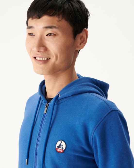 Sweat à Capuche En Denim Foncé Mexico Jott