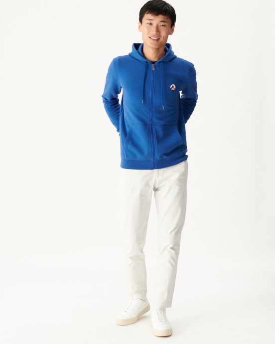 Sweat à Capuche En Denim Foncé Mexico Jott