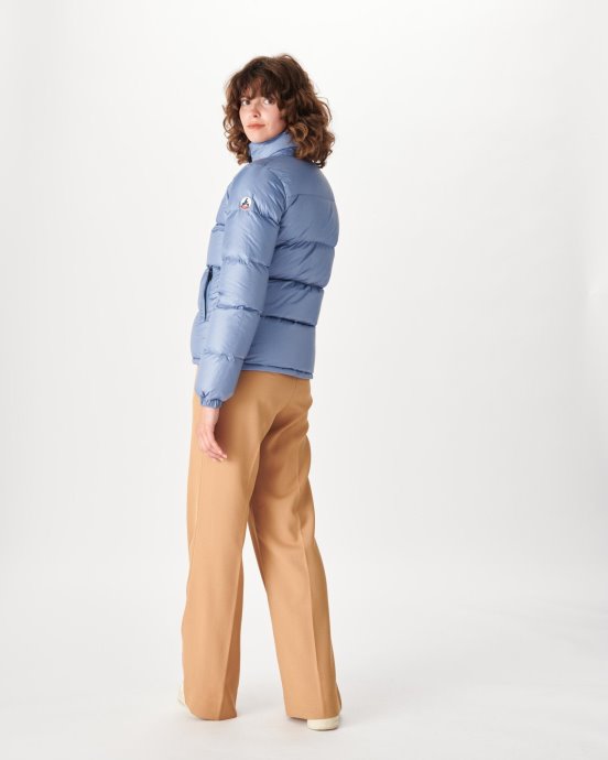 Doudoune Matelassée Grand Froid Bleu Delave Cardiff Jott Neuve