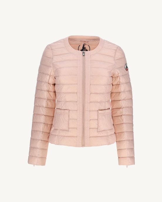 Jott Nouveau Dans Doudoune Légère Rose Pale Douda