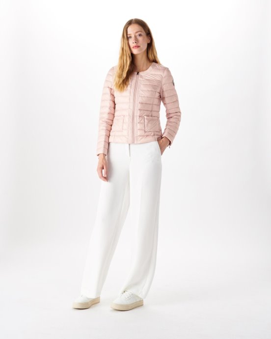 Jott Nouveau Dans Doudoune Légère Rose Pale Douda