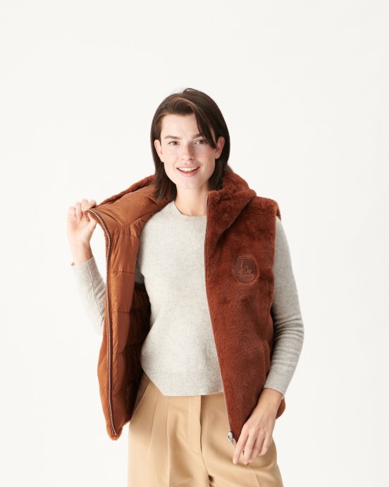 Jott Doudoune Réversible Grand Froid Caramel Daria