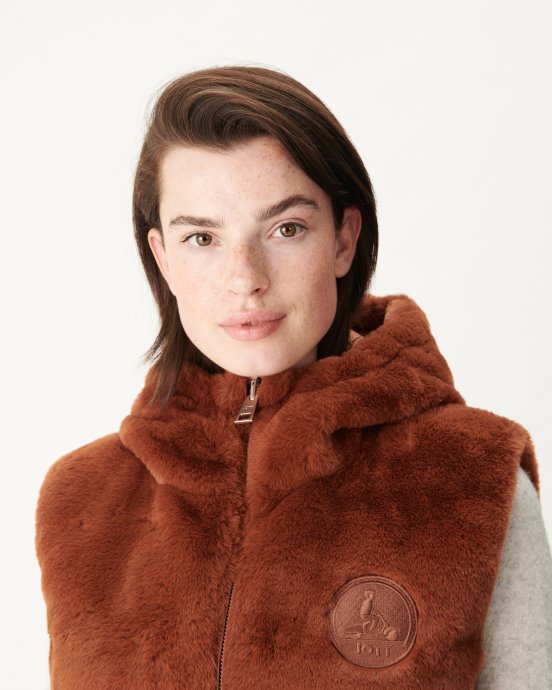 Jott Doudoune Réversible Grand Froid Caramel Daria
