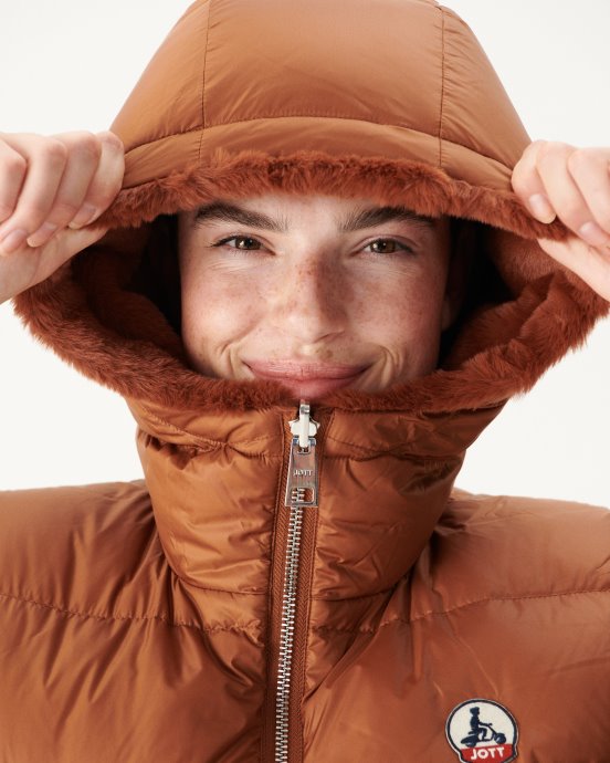 Jott Doudoune Réversible Grand Froid Caramel Daria