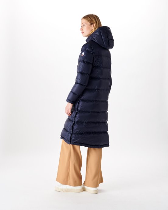 Doudoune Longue Capuche Grand Froid Marine Karachi Jott Neuve
