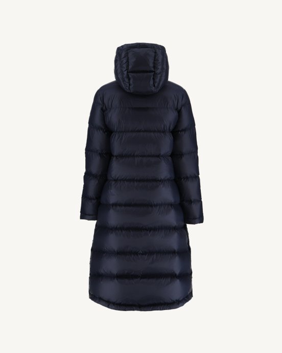 Doudoune Longue Capuche Grand Froid Marine Karachi Jott Neuve