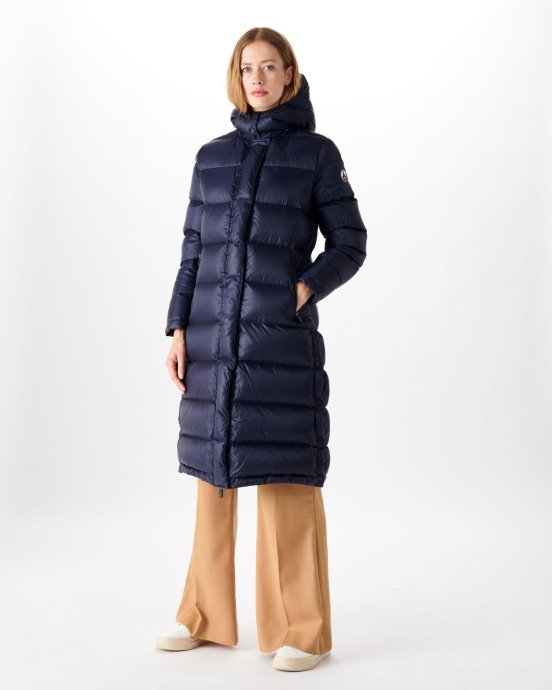 Doudoune Longue Capuche Grand Froid Marine Karachi Jott Neuve