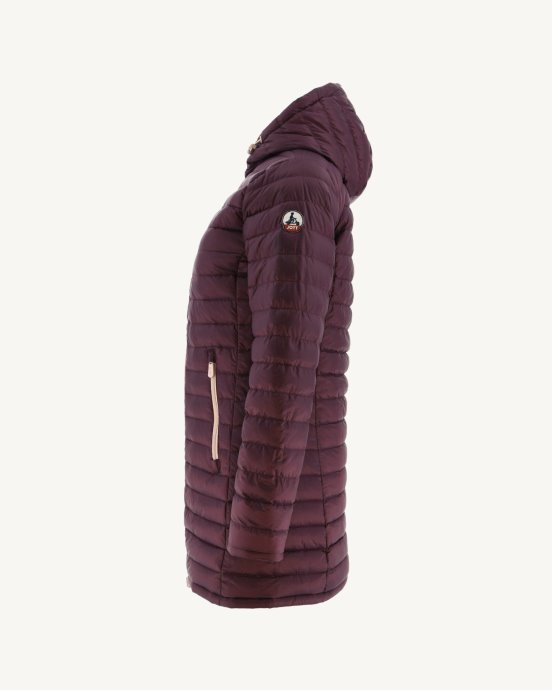 Doudoune Légère Réversible Rose Pâle/aubergine Moscou Jott Nouveauté