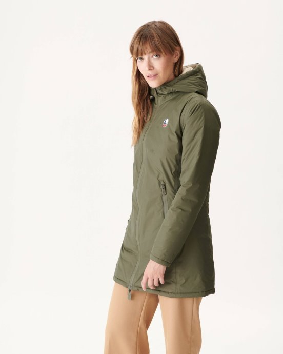 Doudoune Légère Réversible Army/beige Moscou Jott Neuf