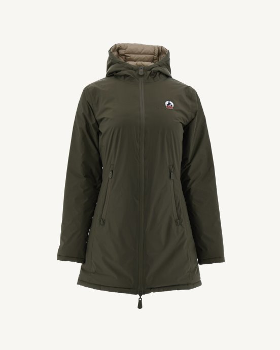 Doudoune Légère Réversible Army/beige Moscou Jott Neuf