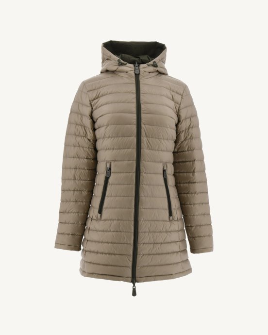 Doudoune Légère Réversible Army/beige Moscou Jott Neuf