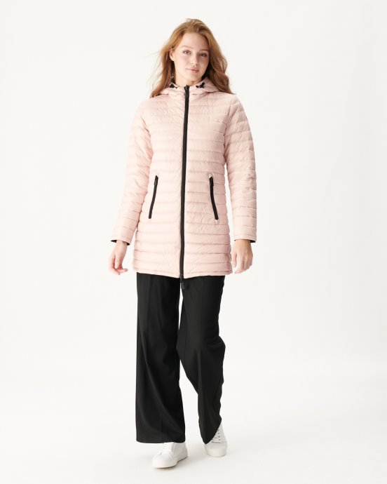 Doudoune Légère Réversible Noir/rose Pale Moscou Jott Nouveauté