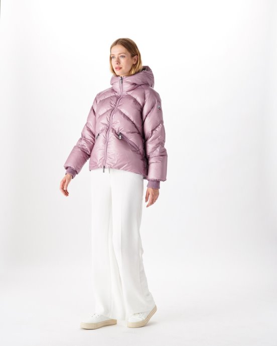 Doudoune Violette Grand Froid à Capuche Stellar Jott
