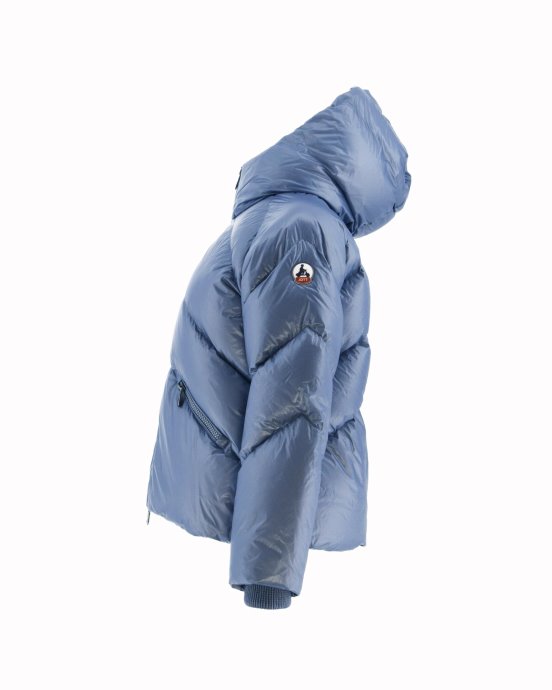 Doudoune à Capuche Jott New In Blue Delave Froid Extrême Stellar