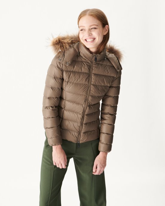 Jott Doudoune à Capuche New In Extreme Cold Taupe Luxe