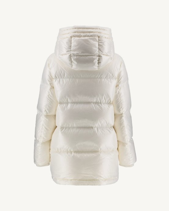 Doudoune Laquée à Capuche Grand Froid Blanc Santa Jott