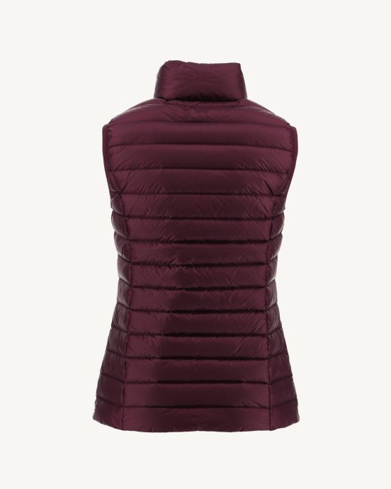 Doudoune Légère Sans Manches Aubergine Seda Jott