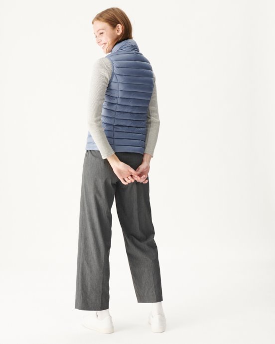 Jott Doudoune Sans Manches New In Light Bleu Delave Seda