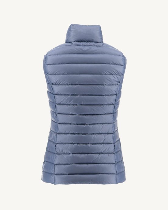 Jott Doudoune Sans Manches New In Light Bleu Delave Seda