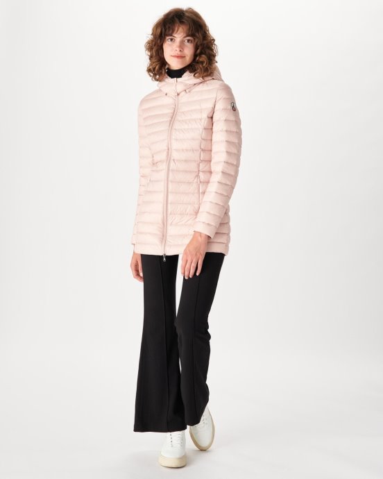 Jott New In Doudoune à Capuche Rose Pale Nour