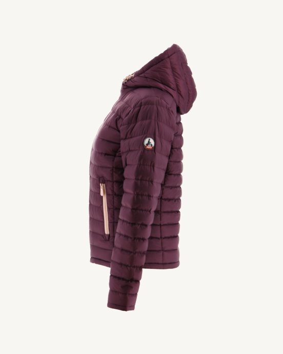 Jott Doudoune Réversible New In Rose Pale/aubergine Vienna