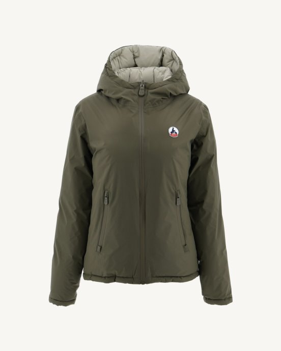 Doudoune Réversible Grand Froid Army/sauge Victoria Jott Neuve