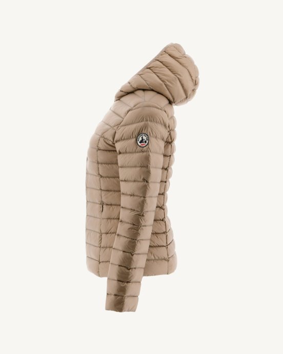Jott Doudoune Légère à Capuche New In Beige Cloe