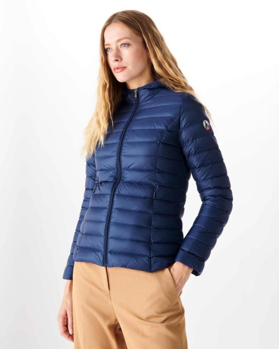 Jott Doudoune Légère à Capuche New In Blue Abysse Cloe