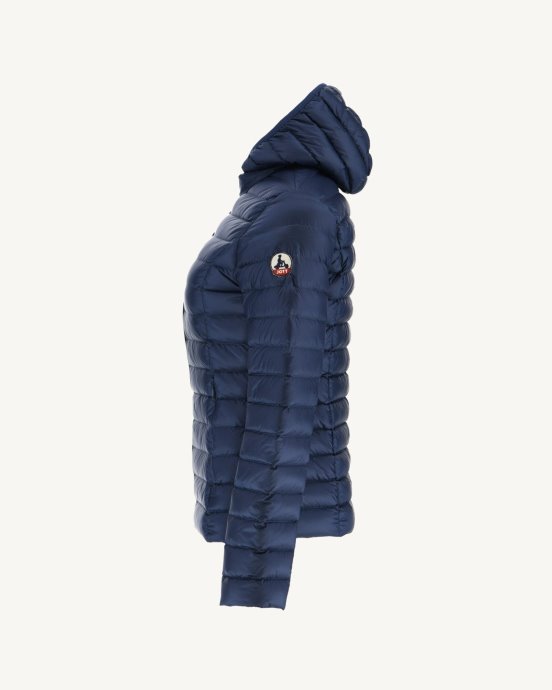 Jott Doudoune Légère à Capuche New In Blue Abysse Cloe