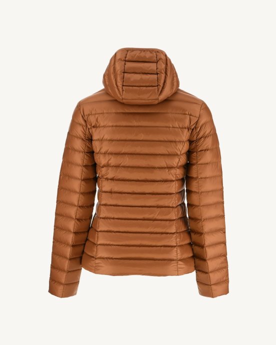 Doudoune Légère à Capuche Caramel Cloe Jott