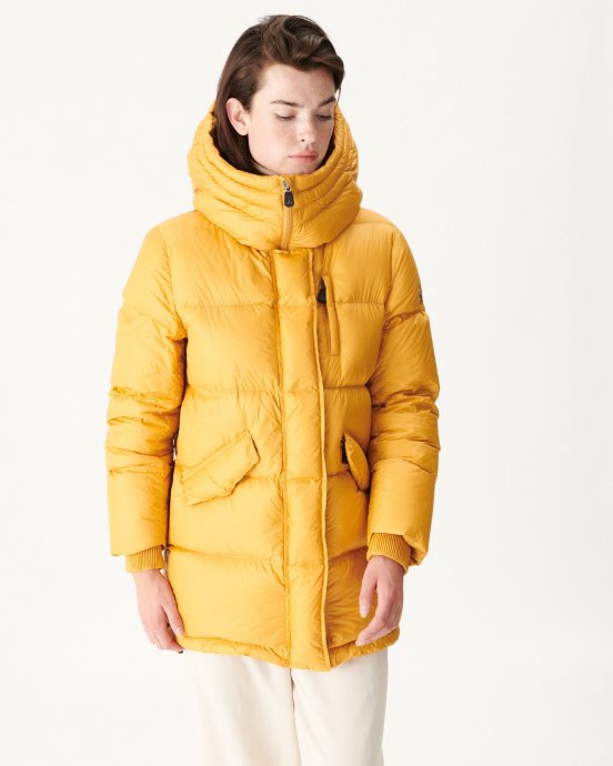 Doudoune à Capuche Jott New In Moutarde Extreme Cold Delhi
