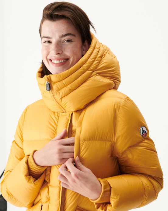 Doudoune à Capuche Jott New In Moutarde Extreme Cold Delhi