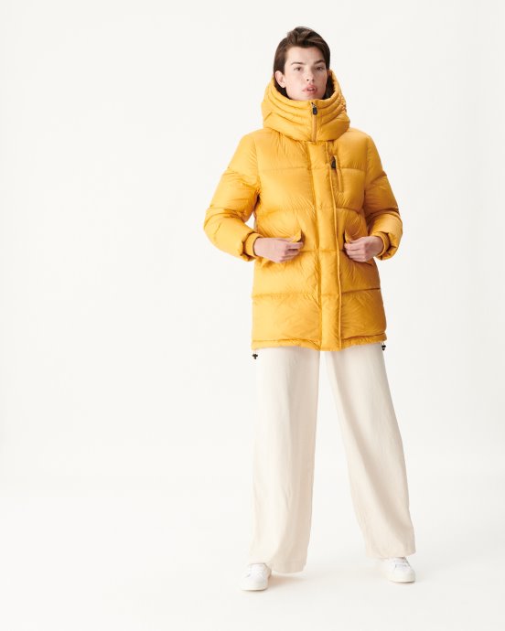 Doudoune à Capuche Jott New In Moutarde Extreme Cold Delhi