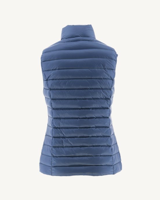 Jott Doudoune Sans Manches New In Light Bleu Jeans Seda