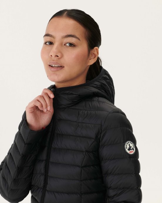Doudoune Légère à Capuche Noir Cloe Jott